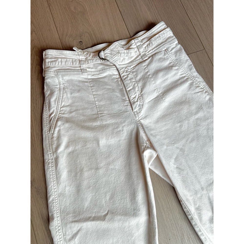Anthropologie cream chino pants size 27